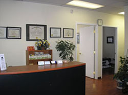 Reception area